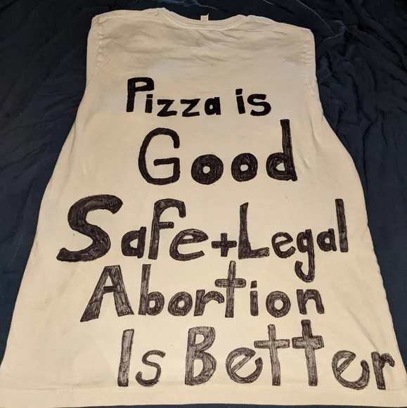 Deleting soon! Handmade Pro-choice T shirt Size Adult Large - Picture 5 of 6